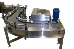 Case Conveyor with Pusher