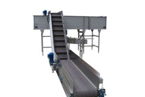 Long Infeed Cleated Belt Incline